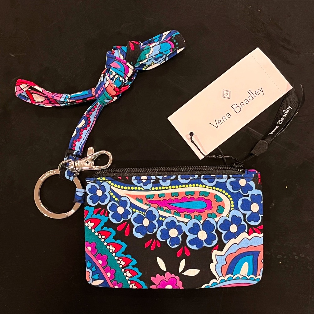 NWT Vera Bradley ID Wallet & Lanyard
